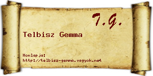 Telbisz Gemma névjegykártya